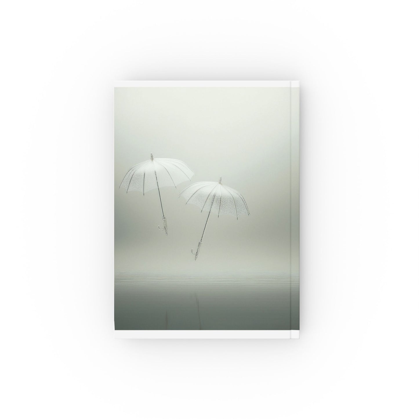 Aesthetic A5 Journal – Minimalist Hardcover Notebook with Umbrellas