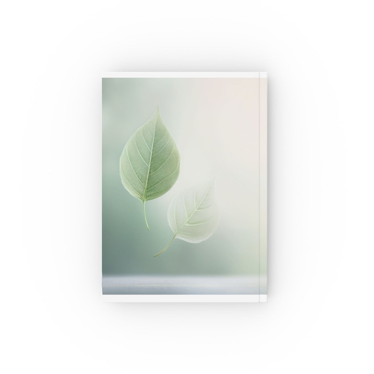 A5 Green Leaf Journal Notebook – Calming Botanical Hardcover Writing Journal