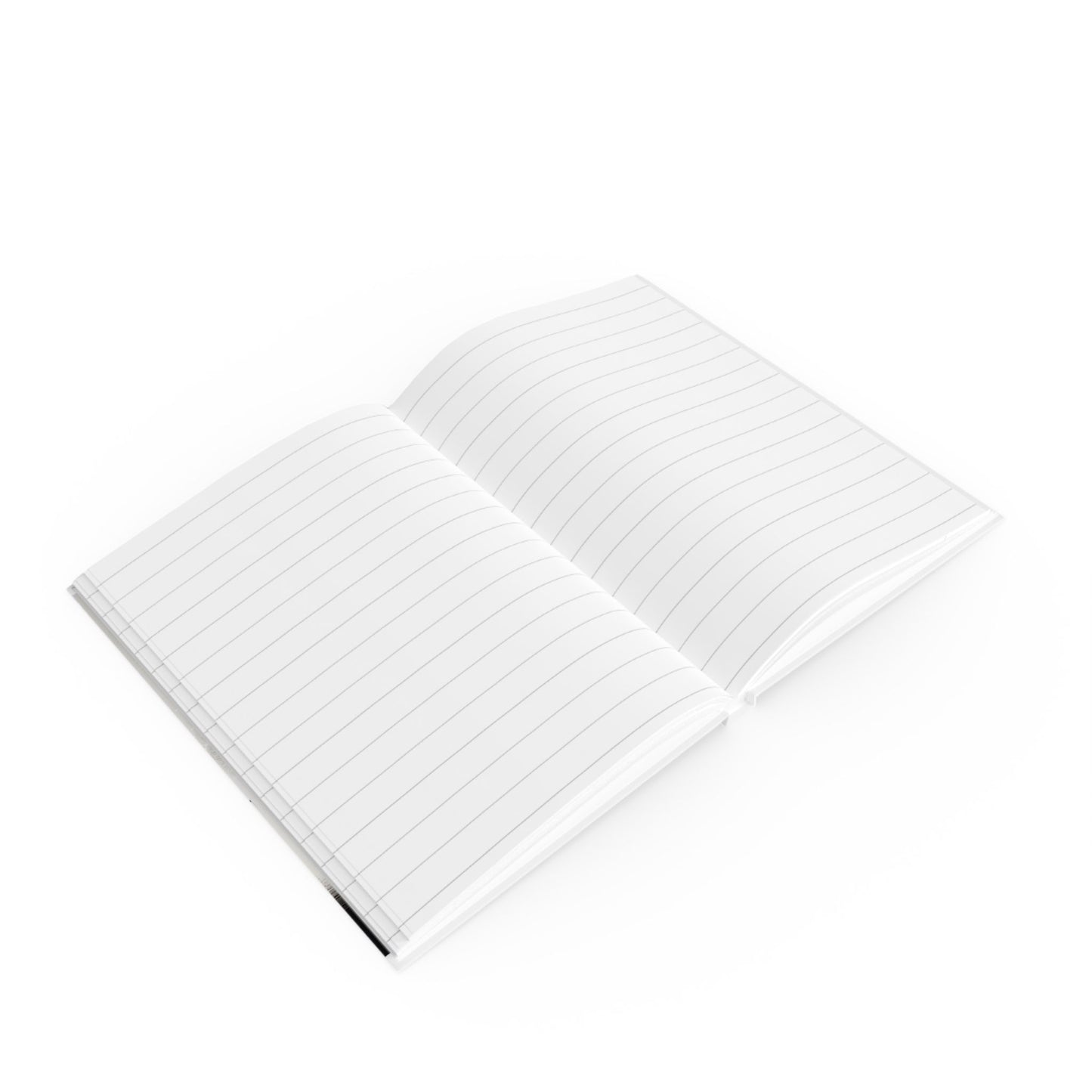 Hardcover Journal – Aesthetic Black And White Nature Design