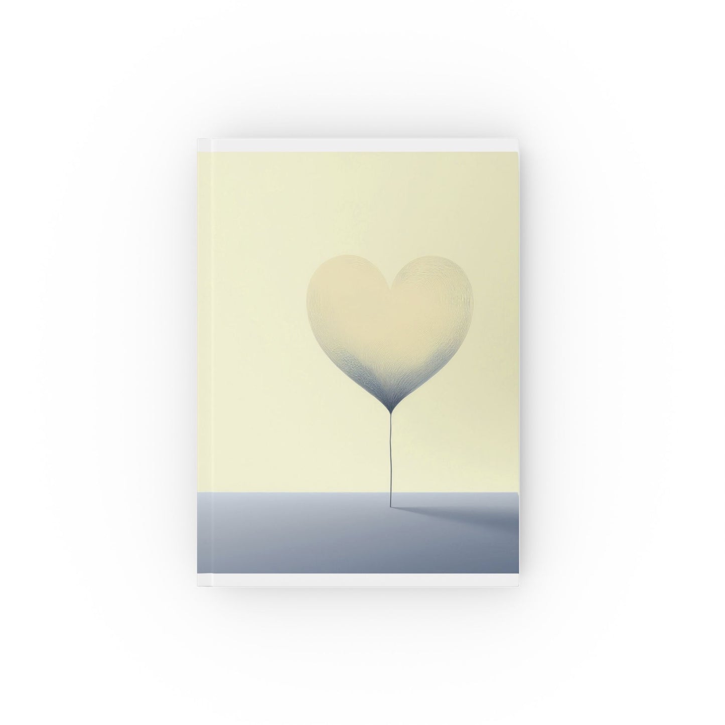 Hardback Journal With Minimalist Heart Aesthetic – Lined, Unlined, Or Graph Pages