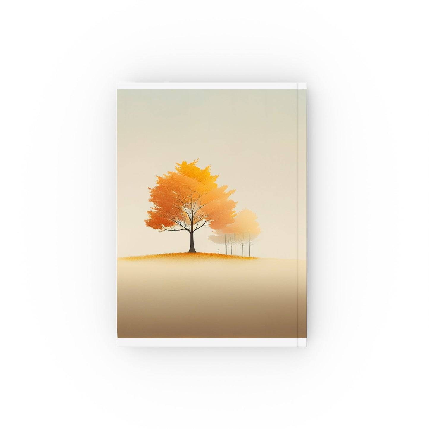 A5 Hardcover Journal – Autumn Tree Design | Small Notebook for Writing & Gifts