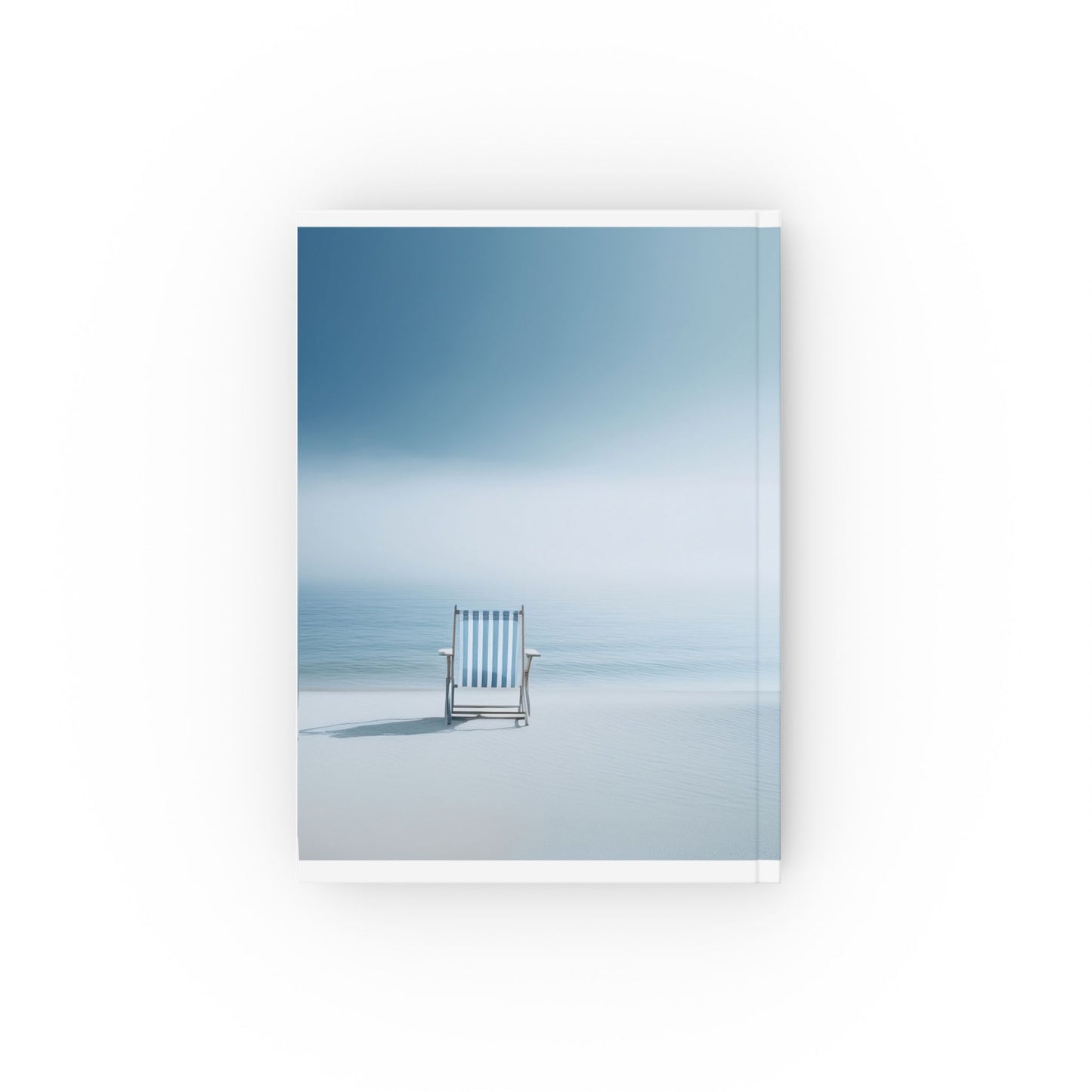 A5 Coastal Beach Chair Aesthetic Journal | Hardcover Notebook for Writing, Reflection & Calm Focus