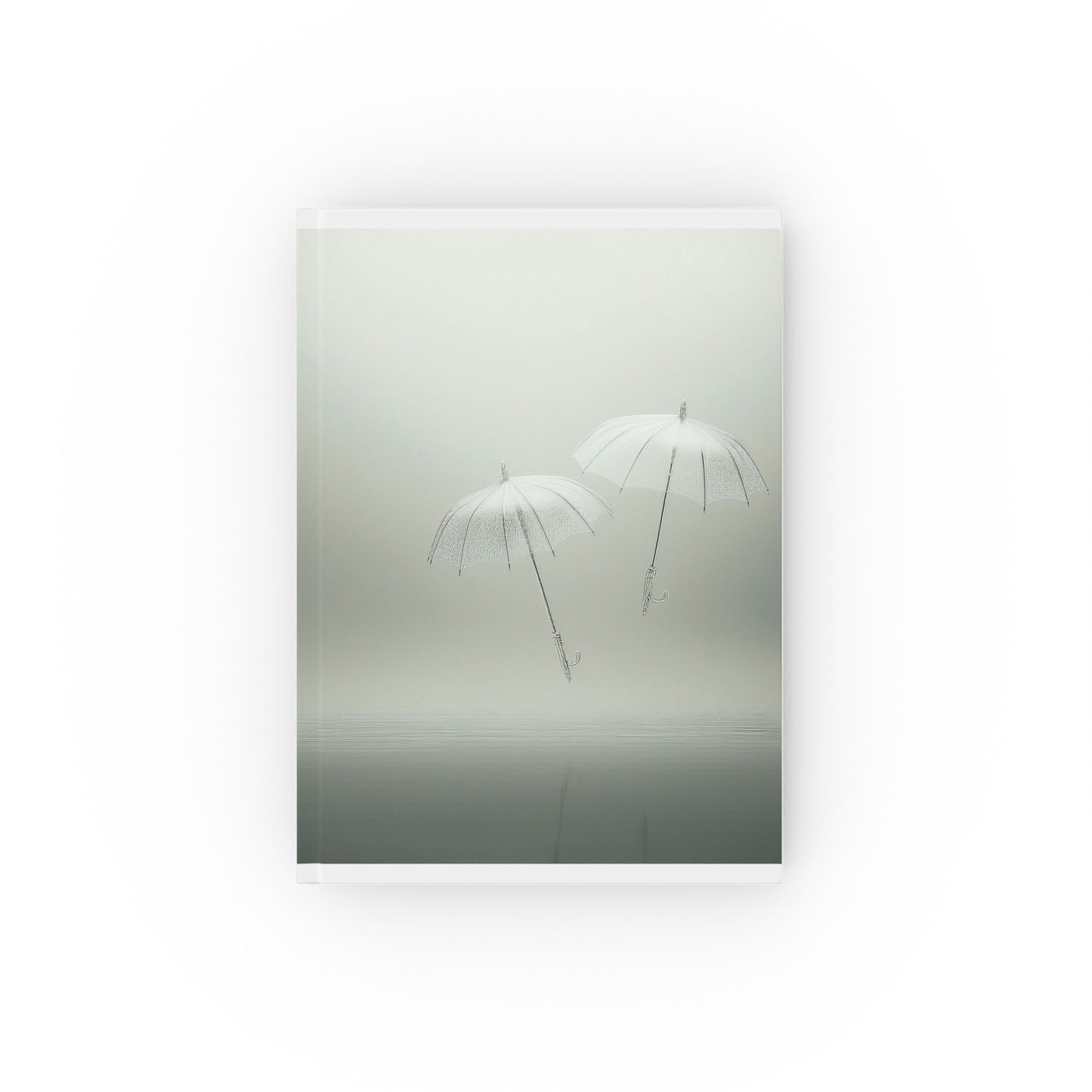 Aesthetic A5 Journal – Minimalist Hardcover Notebook with Umbrellas