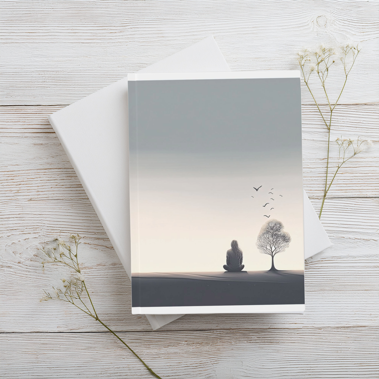 Hardcover Journal – Aesthetic Minimalist Design – Lined, Unlined Or Graph Pages