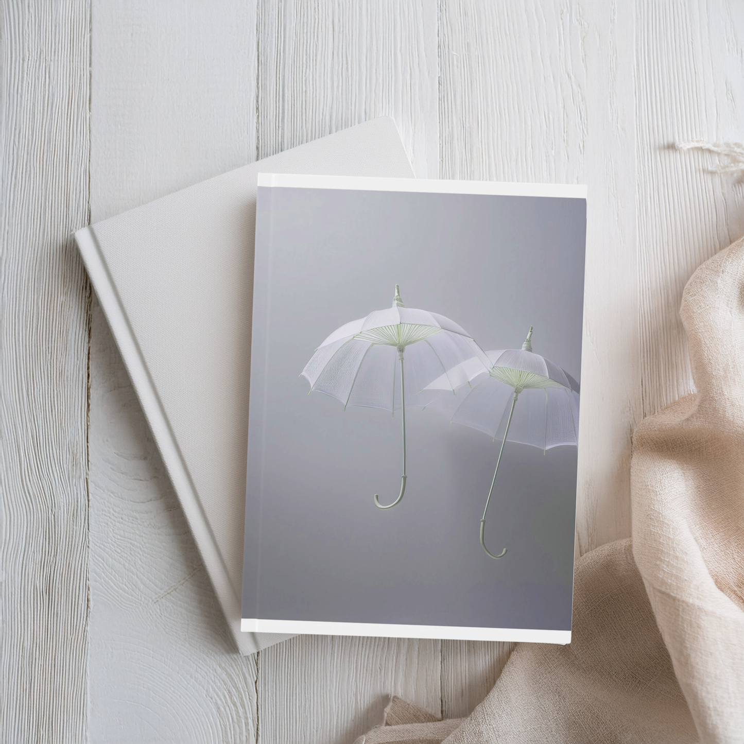 Aesthetic Umbrella Journal – Small Hardcover Notebook
